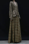 Mutedance 24 Autumn and Winter Wool Silk V-neck Dress MD-MD24FW73-colorant-match